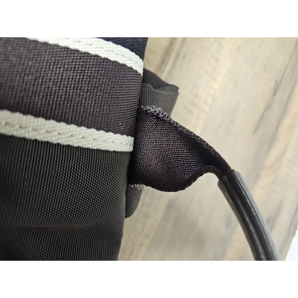 Fossil Lane Ruchsack Canvas Leather Backpack Bag Pockets Travel Work 13x16